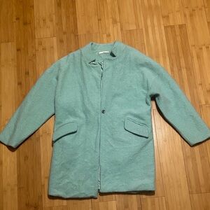 Ellison Mint Teddy Jacket